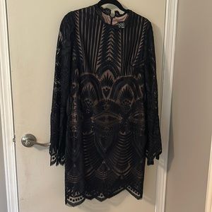 NIGHTWAY Black Dress